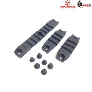 Set 3x rails black ares amoeba (ar-as-24)
