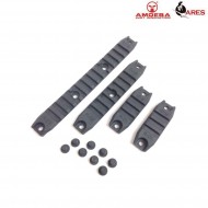 Set 4x slitte black ares amoeba (ar-as-25)