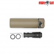 Silenziatore SOCOM556 MINI flat dark earth angry gun (ag-socom556m-fde) Silenziatore SOCOM556 MINI flat dark earth angry gun (ag-socom556m-fde)