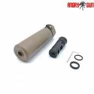 Silenziatore SOCOM556 MINI flat dark earth angry gun (ag-socom556m-fde) Silenziatore SOCOM556 MINI flat dark earth angry gun (ag-socom556m-fde)
