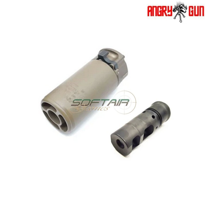 Silenziatore WARDEN BLAST flat dark earth angry gun (ag-wb-fde)