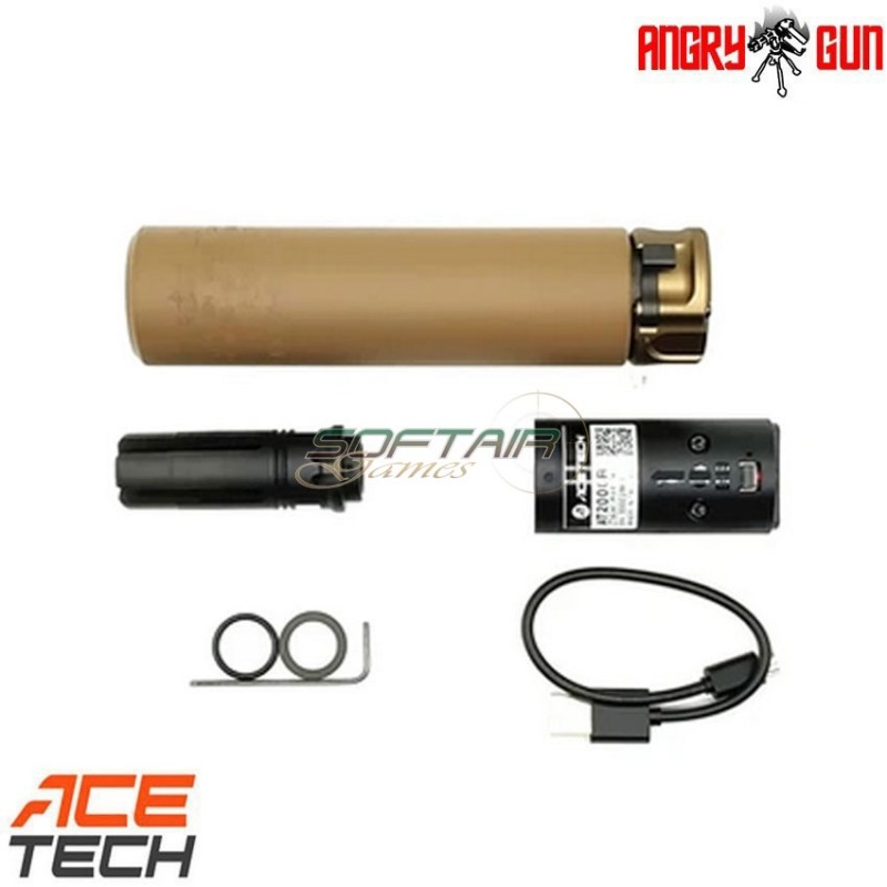 SOCOM556 flat dark earth tracer silencer angry gun (ag-socom556t-fde)