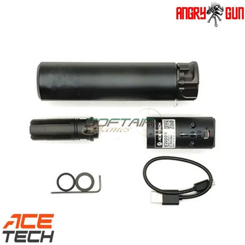 Tracer silenziatore SOCOM556 black angry gun (ag-socom556t-bk)