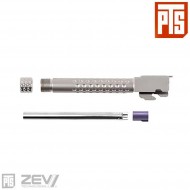 Zev silver threaded outer barrel + laylax kit power barrel pts® (pts-cb037490446) Zev silver threaded outer barrel + laylax kit power barrel pts® (pts-cb037490446)