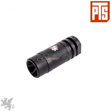 Griffin M4SD linear comp spegnifiamma 14mm CCW black pts® (pts-ga017490300)