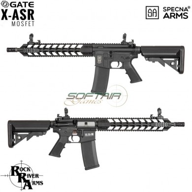 Fucile Elettrico x-asr Sa-c13 R.r.a. Logo Assault Replica M4 Shark Black Core™ Specna Arms® (spe-01-021855)