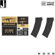 Electric rifle j-series™ sa-j02 edge™ carbine replica black & wood specna arms® (spe-01-028118)