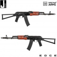 Fucile elettrico j-series™ sa-j04 edge™ carbine replica black & wood specna arms® (spe-01-028120)