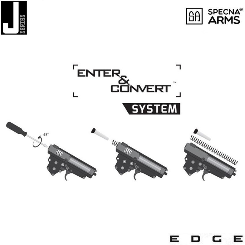 Electric rifle j-series™ edge™ carbine replica specna arms® - Softair ...