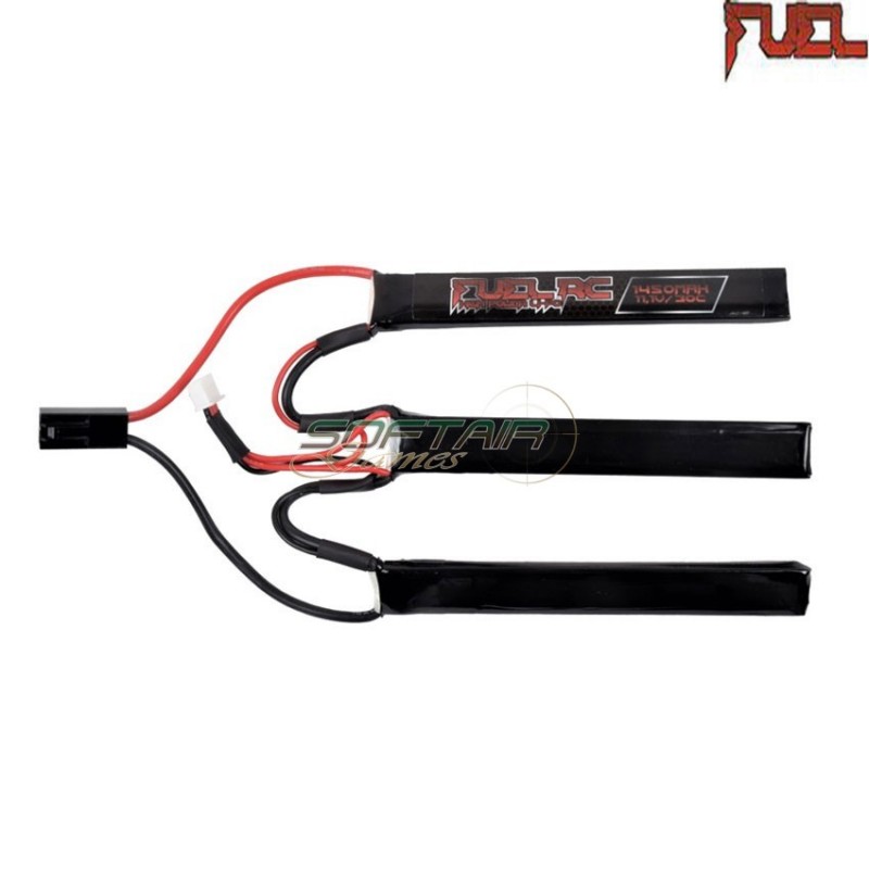 Batteria lipo tamiya 11.1x1450 30c CQB type fuel rc (fl-11.1x1450-cqb)