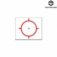 Dot MILSPEC version eotech style xps 3.0 black evolution gear® (evg-043-mil-bk)