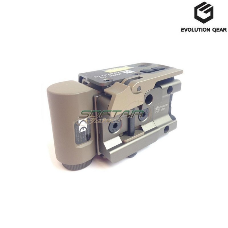 Dot MILSPEC version eotech style xps 3.0 flat dark earth evolution gear® (evg-043-mil-fde)