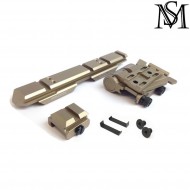 Side Flip Mount Set Wilcox Type Fde Bronze Milsim Series (ms-721-fde) Side Flip Mount Set Wilcox Type Fde Bronze Milsim Series (ms-721-fde)