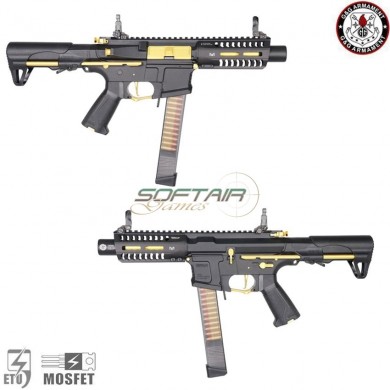 Fucile elettrico aeg cm16 arp9 cqb carbine gold STEALTH version g&g (gg-arp9stgold)