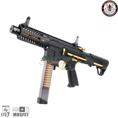Fucile elettrico aeg cm16 arp9 cqb carbine gold STEALTH version g&g (gg-arp9stgold)