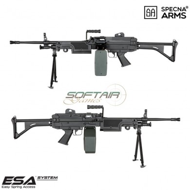 Electric machine gun sa-249 MK1 CORE™ black specna arms® (spe-01-028610)
