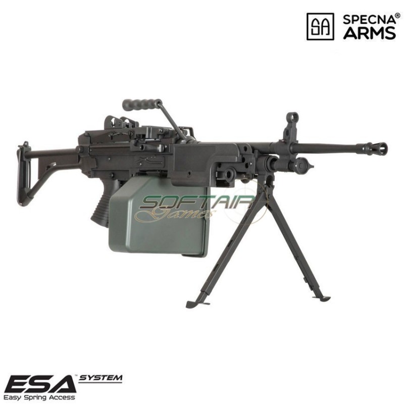 Electric machine gun sa-249 MK1 CORE™ black specna arms® (spe-01-028610) Electric machine gun sa-249 MK1 CORE™ black specna arms® (spe-01-028610)