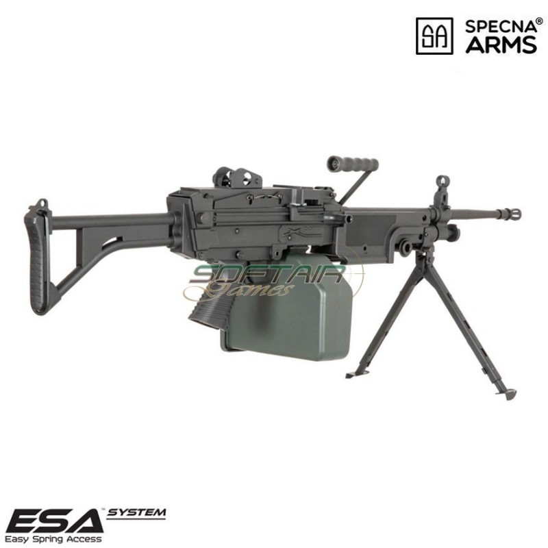 Electric machine gun sa-249 MK1 CORE™ black specna arms® (spe-01-028610) Electric machine gun sa-249 MK1 CORE™ black specna arms® (spe-01-028610)