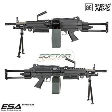 Electric machine gun sa-249 PARA CORE™ black specna arms® (spe-01-028612)