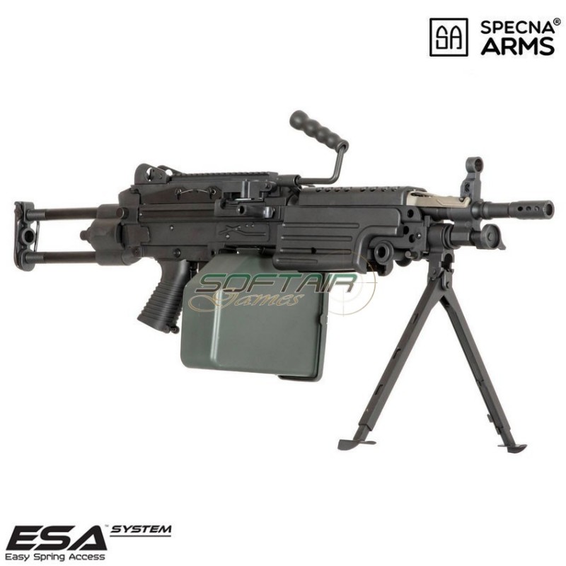 Electric machine gun sa-249 PARA CORE™ black specna arms® (spe-01-028612)