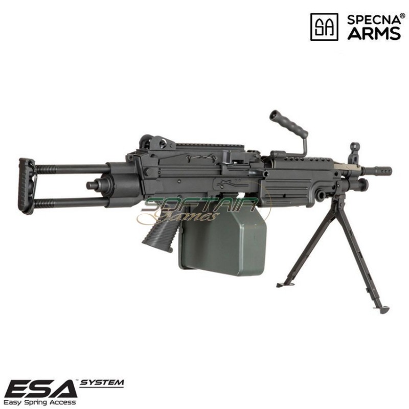 Mitragliatrice elettrica sa-249 PARA CORE™ black specna arms® (spe-01-028612)