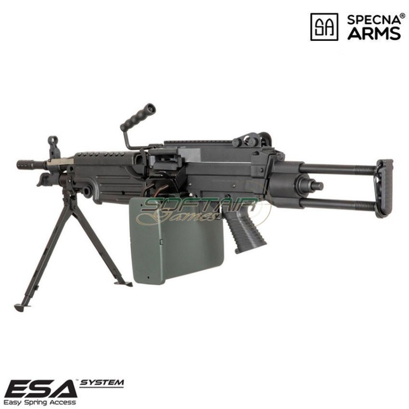 Electric machine gun sa-249 PARA CORE™ black specna arms® (spe-01-028612)