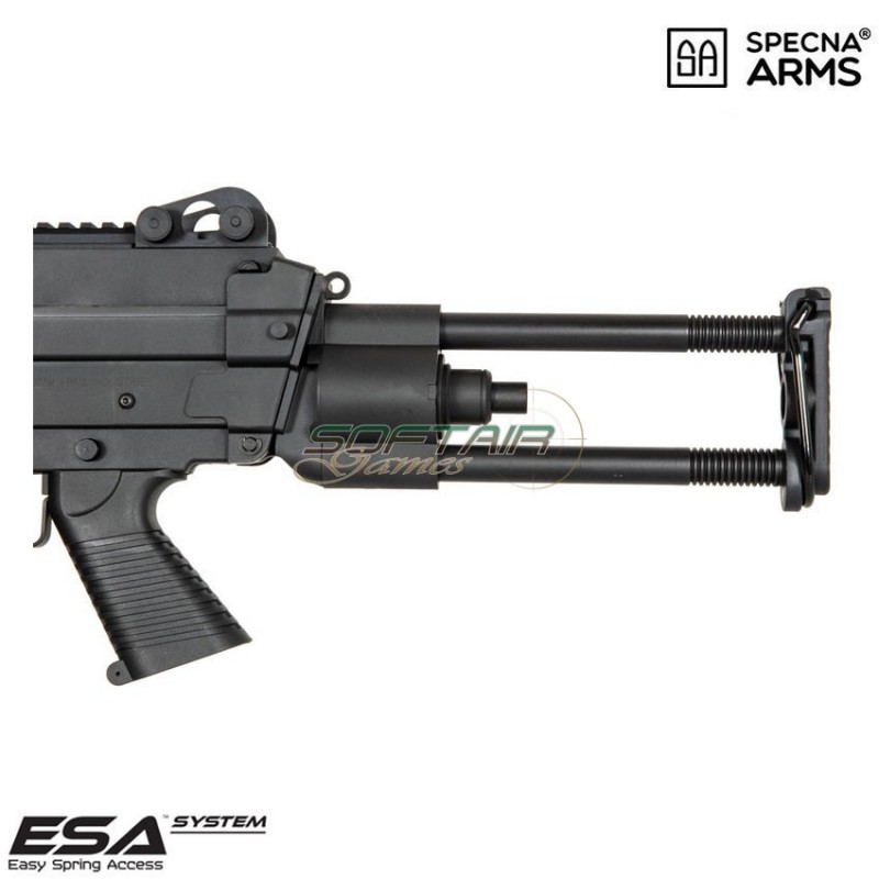 Electric machine gun sa-249 PARA CORE™ black specna arms® (spe-01-028612)