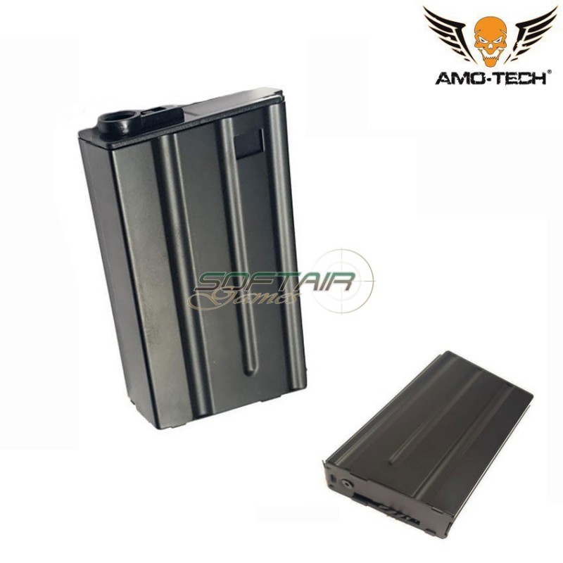 Hi-cap magazine short 190bb whiskey black for m4 series amo-tech® (amt-hcs-whiskey-bk)