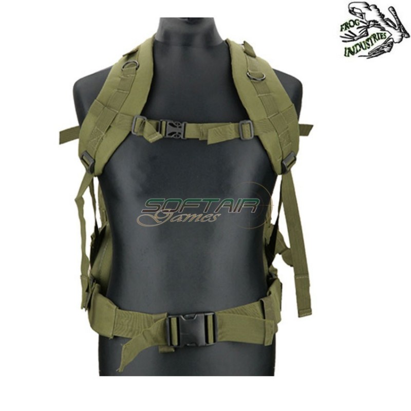 Zaino Tattico 3-day 45lt Olive Drab Frog Industries (fi-000397-od)