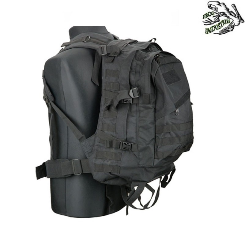 Tactical 3-day 45lt Black Backpack Frog Industries (fi-000372-bk)