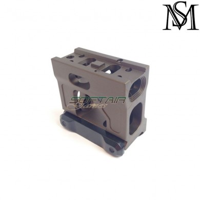Fast micro mount unt style t1/t2 flat dark earth milsim series (ms-130-fde)