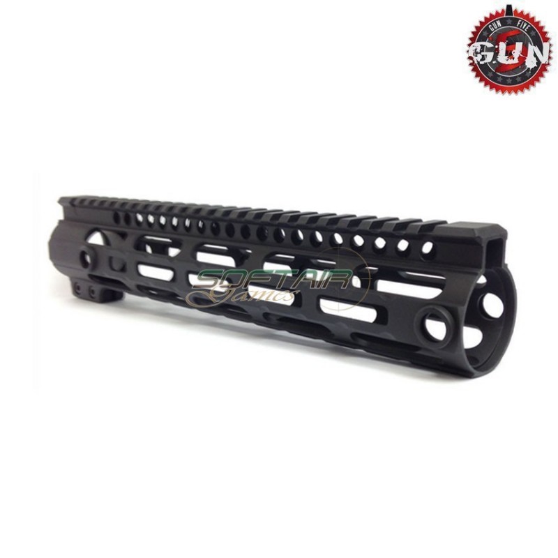 Handguard LC 267mm black aluminum for m4 aeg gun five (gf-22404v01)