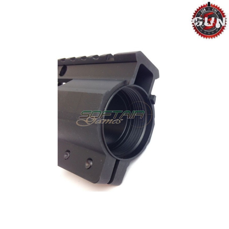 Handguard LC 267mm black aluminum for m4 aeg gun five (gf-22404v01)