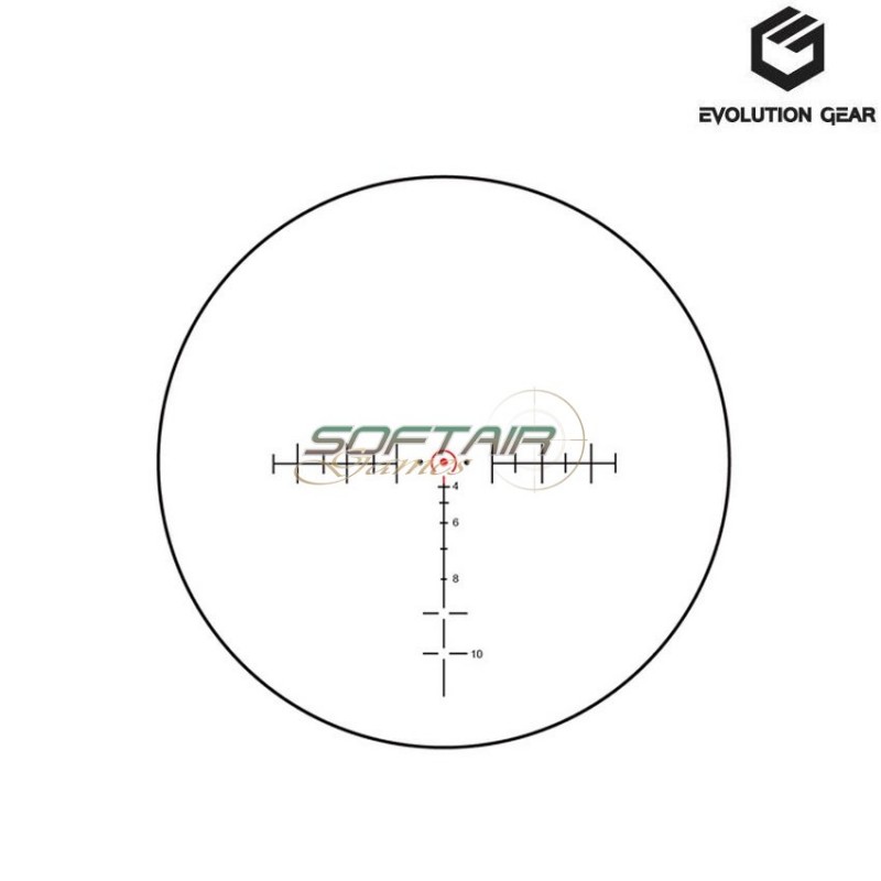 Ottica acog red fiber ta11 5x35 black evolution gear® (evg-677-bk)