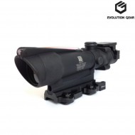 Scope acog red fiber ta11 5x35 evolution gear® - Softair Games 