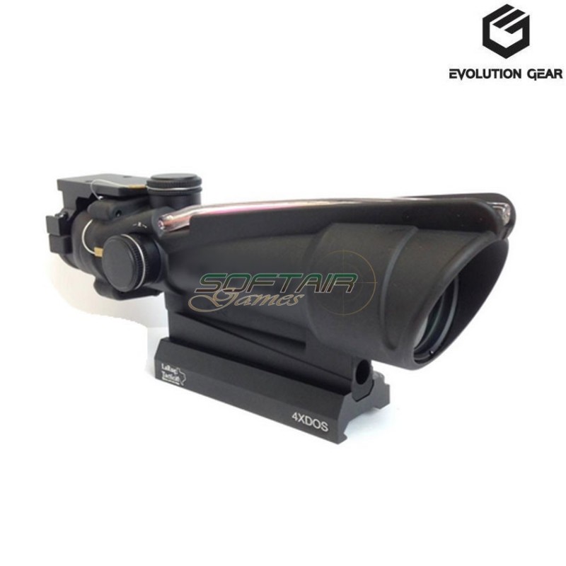 Ottica acog red fiber ta11 5x35 black evolution gear® (evg-677-bk)