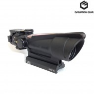 Ottica acog red fiber ta11 5x35 black evolution gear® (evg-677-bk)