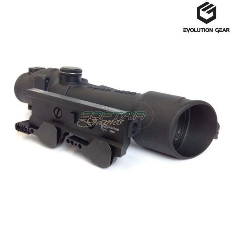 Scope acog red fiber ta11 5x35 black evolution gear® optic (evg-677-bk)