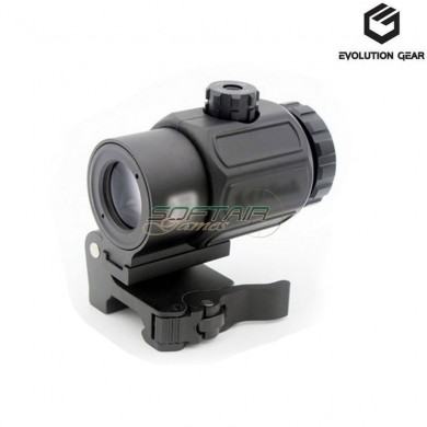 Magnifier G43 3x micro black evolution gear® (evg-678-bk)