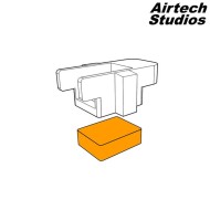 Tdc black trolley with m-nub r-hop & flat-hop for maxx chamber hop up airtech studios (as-ait604005)