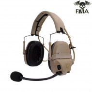 FCS AMP style noise reduction headset dark earth fma (fma-tb1372-de)