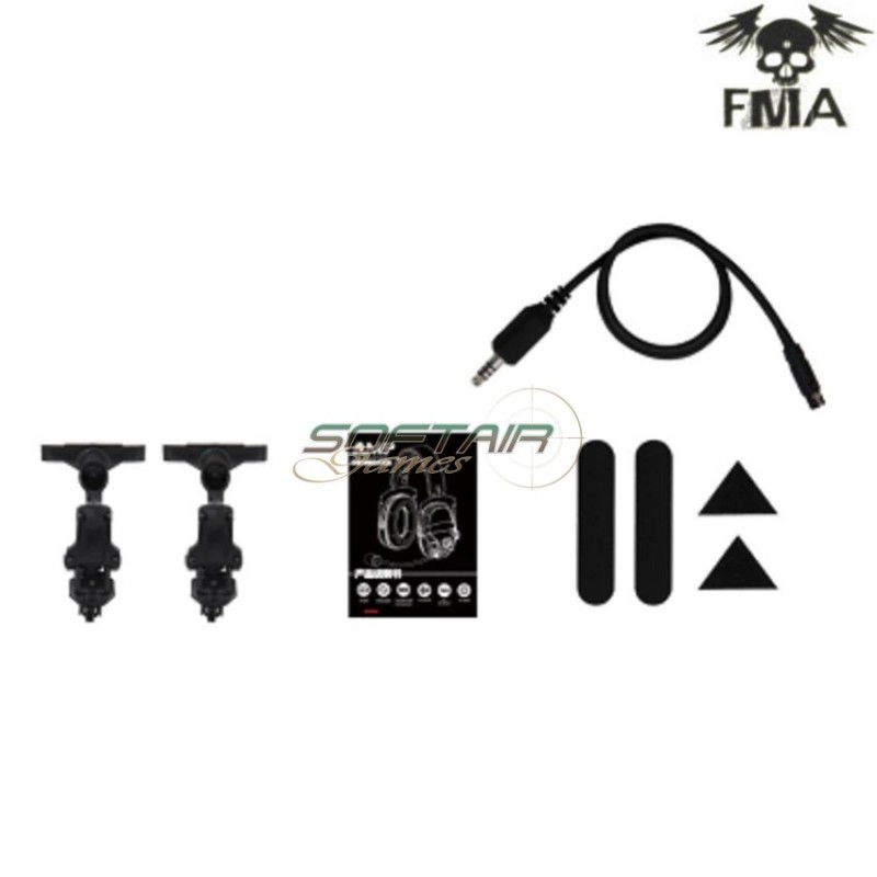 Fcs amp style noise reduction cuffie black fma (fma-tb1372-bk)