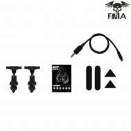 FCS AMP style noise reduction headset black fma (fma-tb1372-bk)