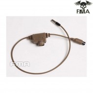 Fcs rac ptt mil. 5 pins dark earth for fcs148/tri148/tri152 radio fma (fma-tb1318b-de)