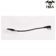 Fcs rac adattatore cavo da mil. 5 pins a kenwood radio fma (fma-tb1318b-k)