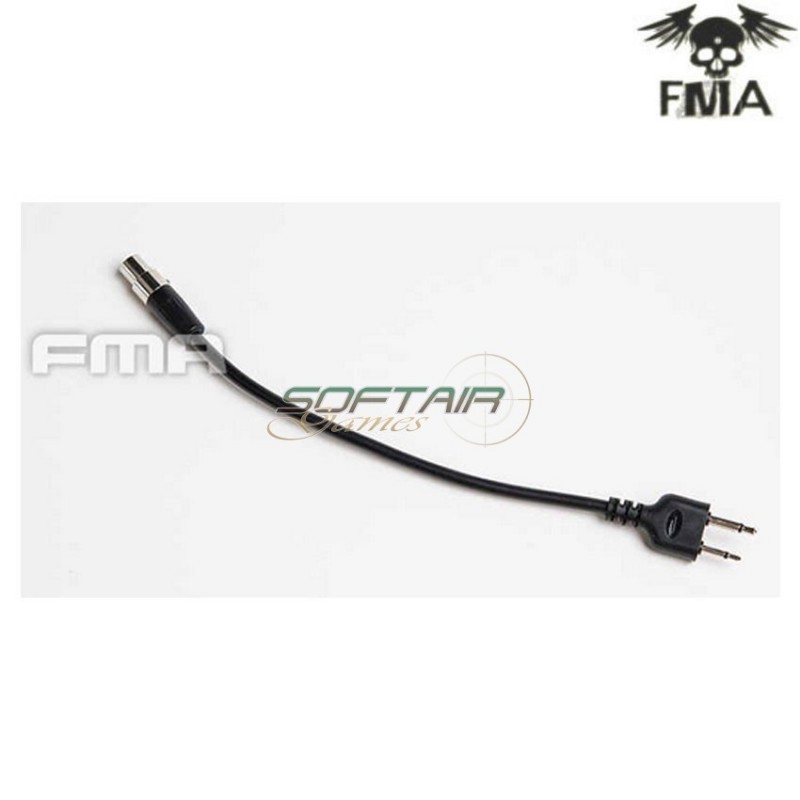 Fcs rac adattatore cavo da mil. 5 pins a yaesu/icom radio fma (fma-tb1318b-i)