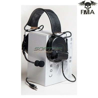 Comtac3 fcs ach c3 tactical headset with noise reduction black fma (fma-tb-fcs-004-bk)