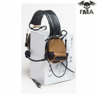 Cuffia comtac3 fcs ach c3 tactical con riduzione rumore dark earth fma (fma-tb-fcs-004-de)