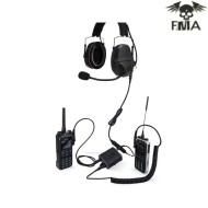 Fcs amp v60 ptt kit comtac3 dark earth fma (fma-tb-fcs-012-de)