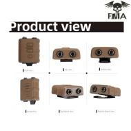 Fcs amp v60 ptt kit comtac3 dark earth fma (fma-tb-fcs-012-de)